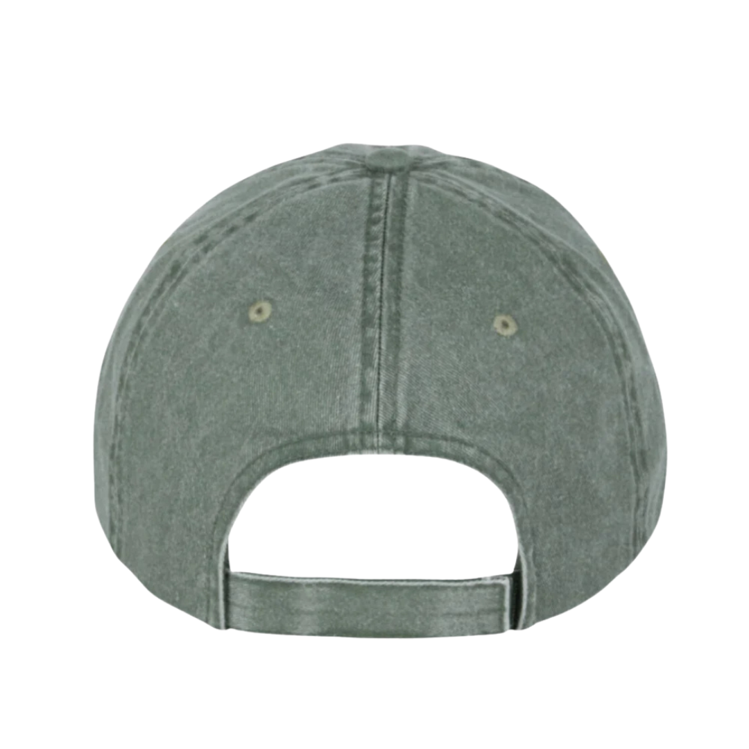 Gorra Jurassic Park (Logo Rojo) Verde/Beige Deslavada
