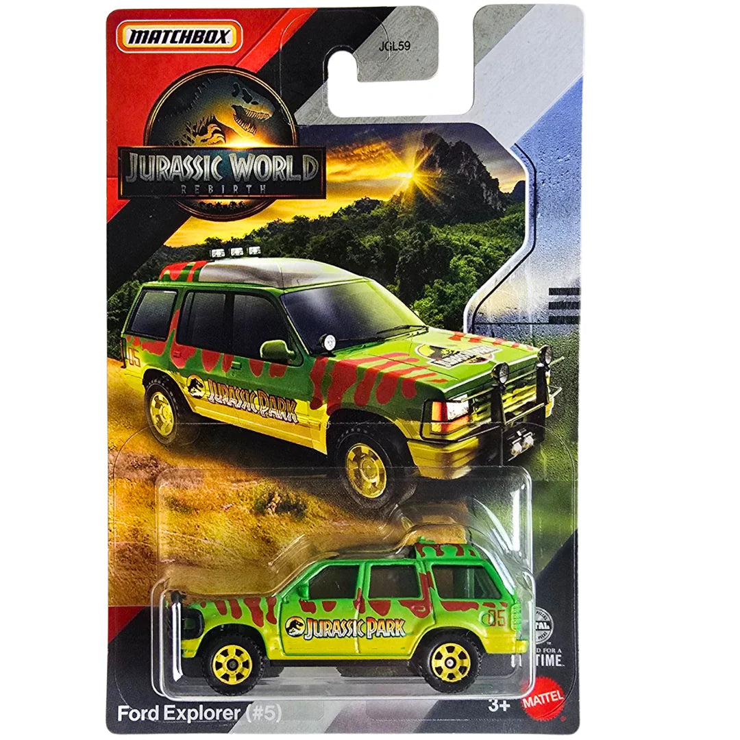 Ford Explorer (#5) de Jurassic World Rebirth matchbox