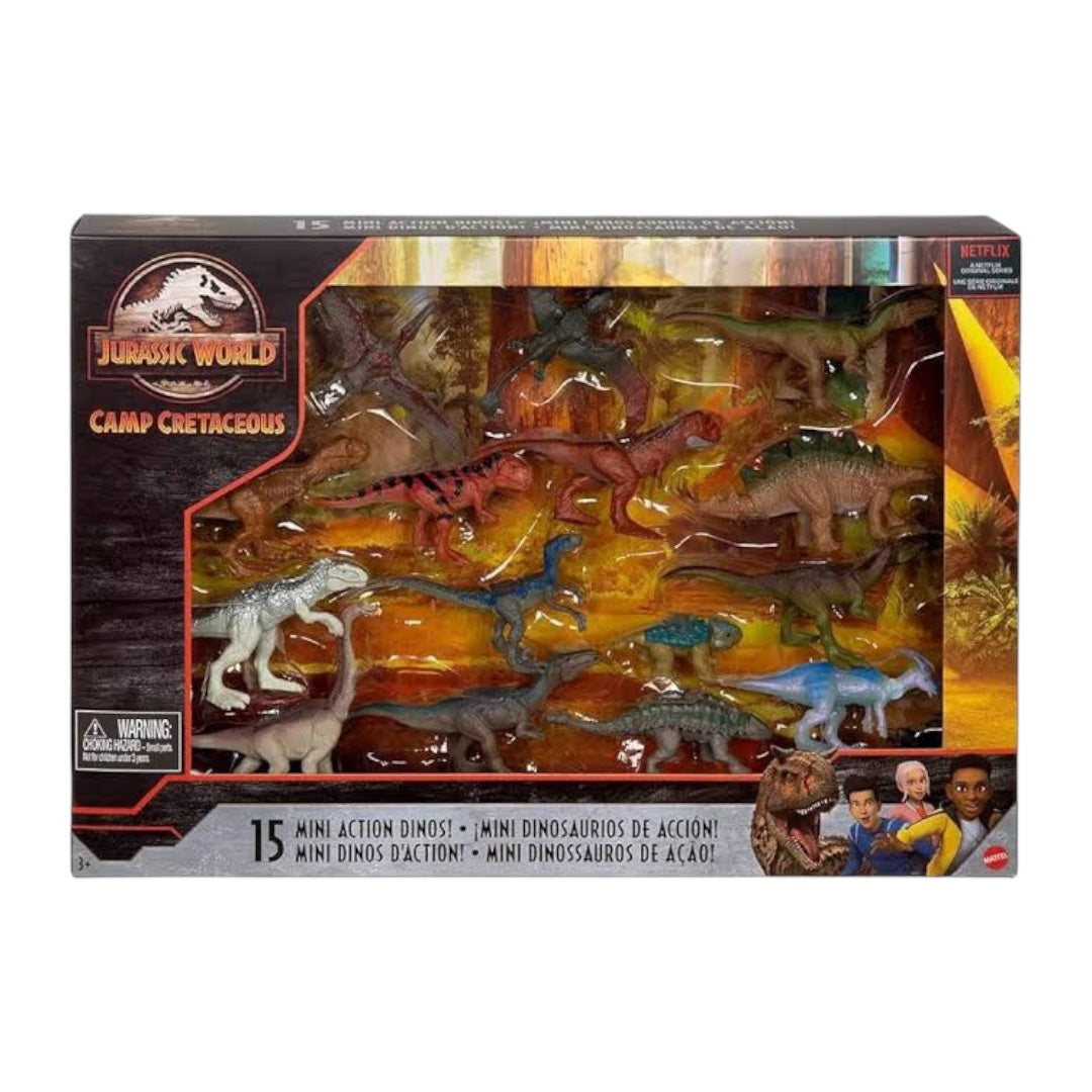 Jurassic World Camp Cretaceous Mini Dinosaurios de Acción
