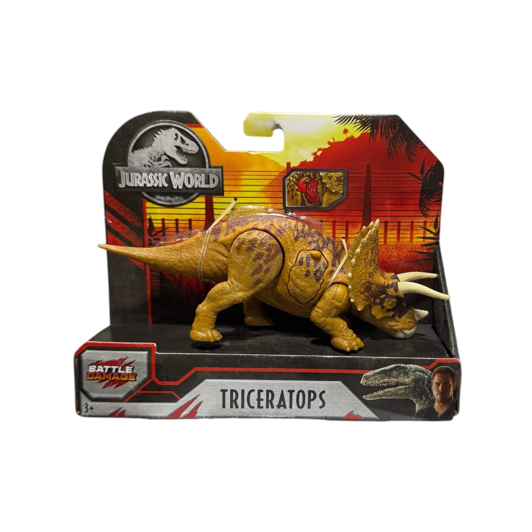 Jurassic World Battle Damage Triceratops